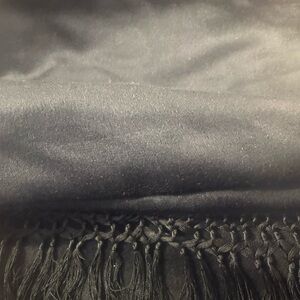 Christian Dior Black Silk Scarf/Wrap